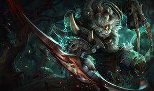 This is the Avatar Image for the Rengar (League of Legends) AI Voice and Text to Speech Generator